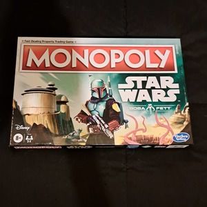NIB - Mandalorian Monopoly - Star Wars Boba Fett Edition Board Game